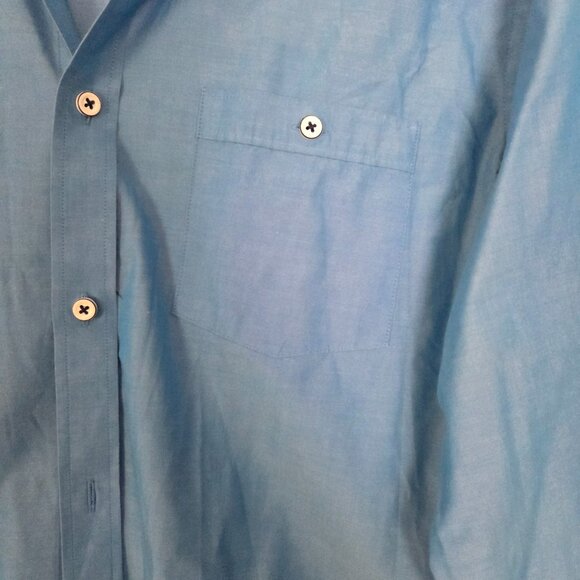 Express Designer Shirt With Graphic Cuffs Size Large - Picture 5 of 7